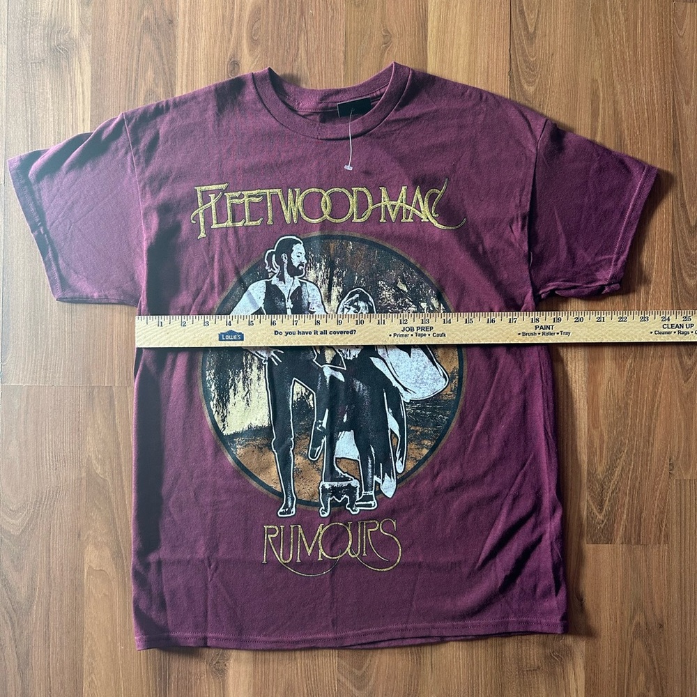 NWT Fleetwood Mac Rumours Glitter T-Shirt size small 🆕 Hot Topic - Picture 4 of 7